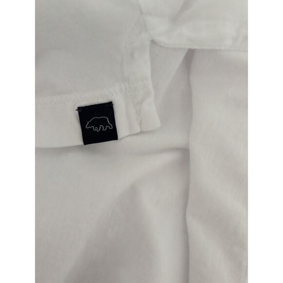 Onward Reserve Polo Men Size M* Perry Long Sleeve White Versatile Pullover Shirt - Picture 9 of 11